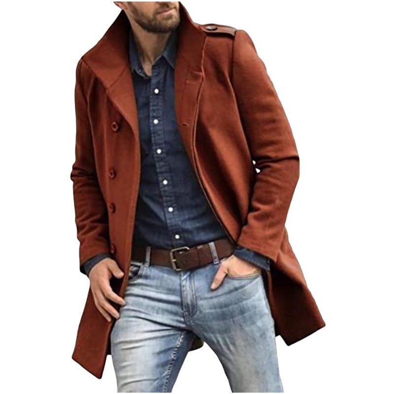 Jasper Trench Coat in Ziegelrot