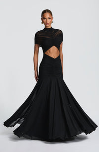 Olympia Maxi Dress – Black