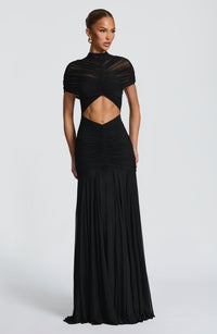 Olympia Maxi Dress – Black