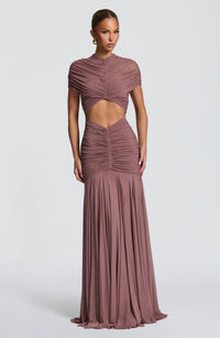 Olympia Maxi Dress – Dusty Rose