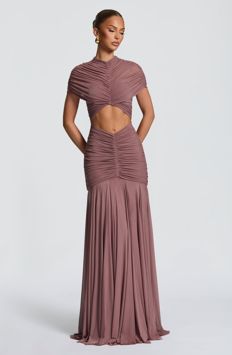 Olympia Maxi Dress – Dusty Rose