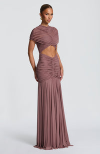 Olympia Maxi Dress – Dusty Rose