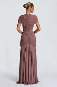 Olympia Maxi Dress – Dusty Rose