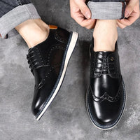 Jefferson Wingtip Brogue Derby in Charcoal