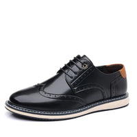 Jefferson Wingtip Brogue Derby in Charcoal