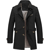 Jelle Trench Coat in Black