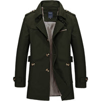 Jelle Trench Coat in Green
