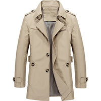 Jelle Trench Coat in Khaki