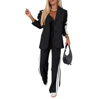 Jemima Casual Suit in Black