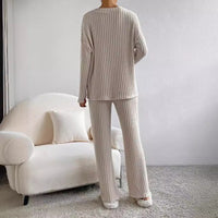 Jemima Set with V-Neck in Pink
