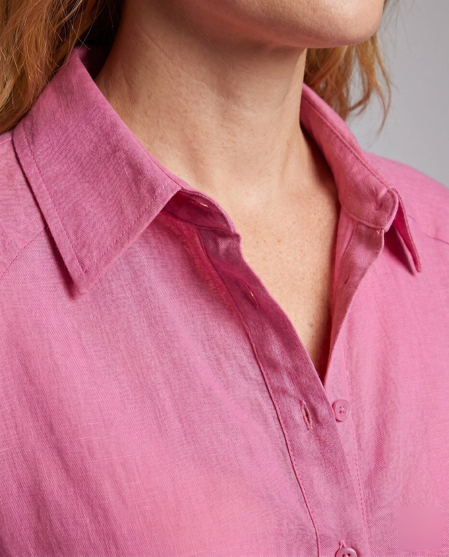 Jenna Casual Linen Blouse