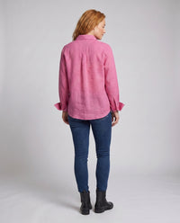 Jenna Casual Linen Blouse