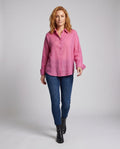 Jenna Casual Linen Blouse