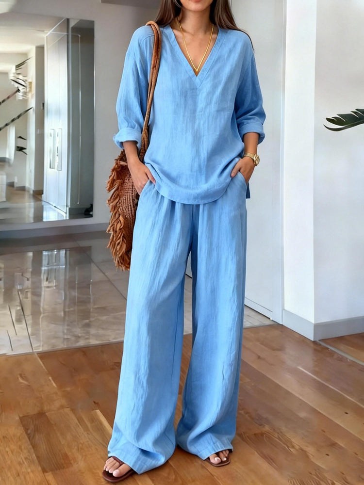 Jenna Elegant Suit in Blue