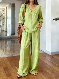 Jenna Elegant Suit in Green