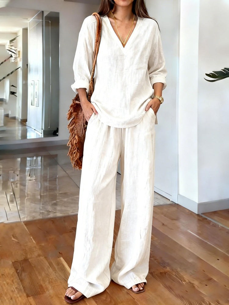 Jenna Elegant Suit in White