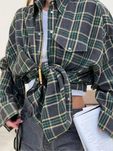 Jenna Shirt in Dark Green