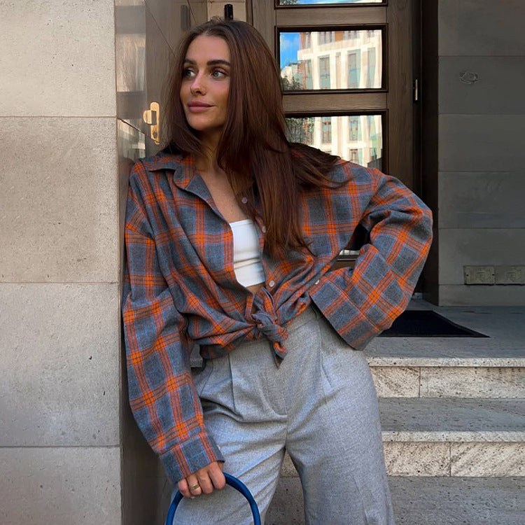 Jenna Shirt in Orange