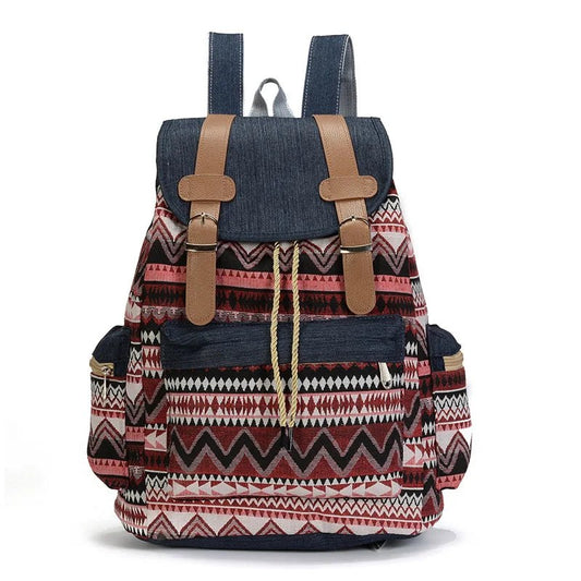 Jenny Lane Bohemian Backpack in Forever Fuchsia