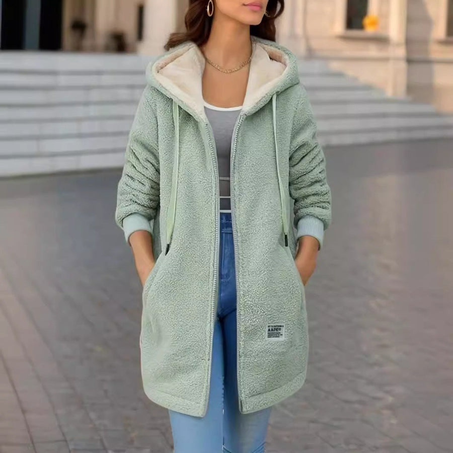 Jessa Casual Jacket with Pockets and Hood