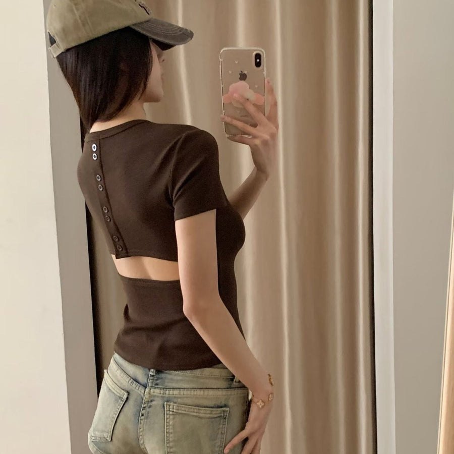 Jessa Casual Top with Short Sleeve