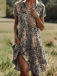 Jessa Dress in Brown