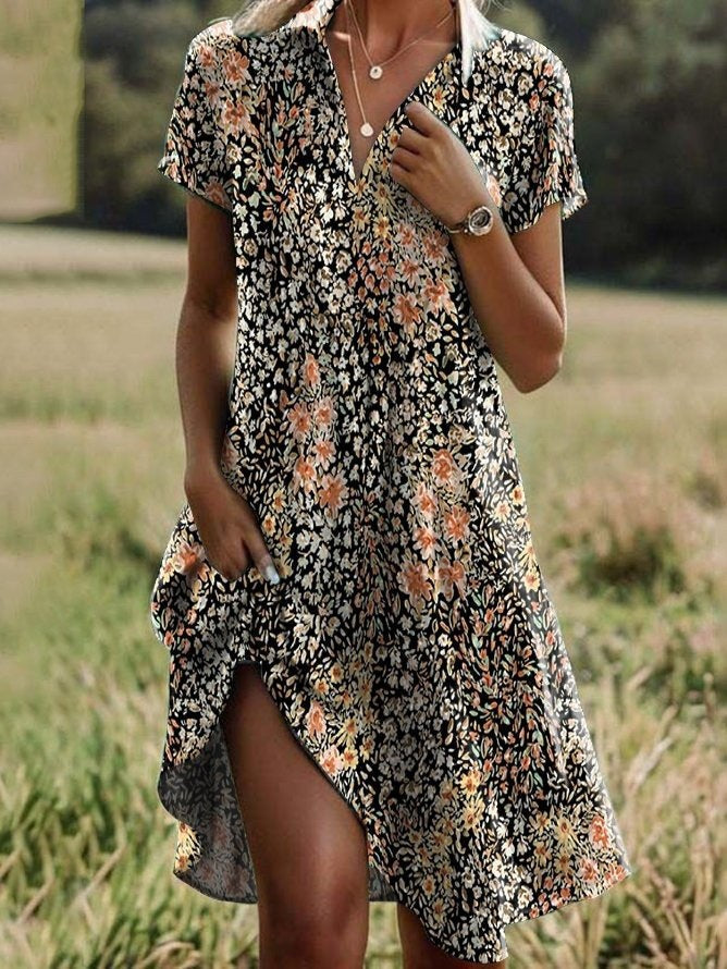 Jessa Dress in Brown