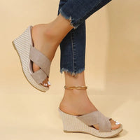 Jewel™ Chic Wedge Sandals in Beige