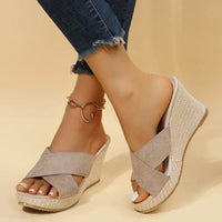 Jewel™ Chic Wedge Sandals in Beige