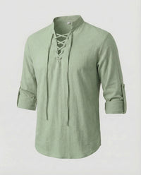 Joachim Linen Shirt in Light Green