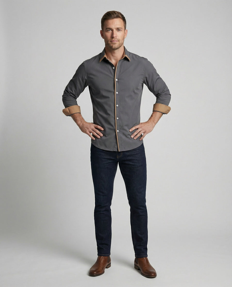 Joachim Shirt in Grey
