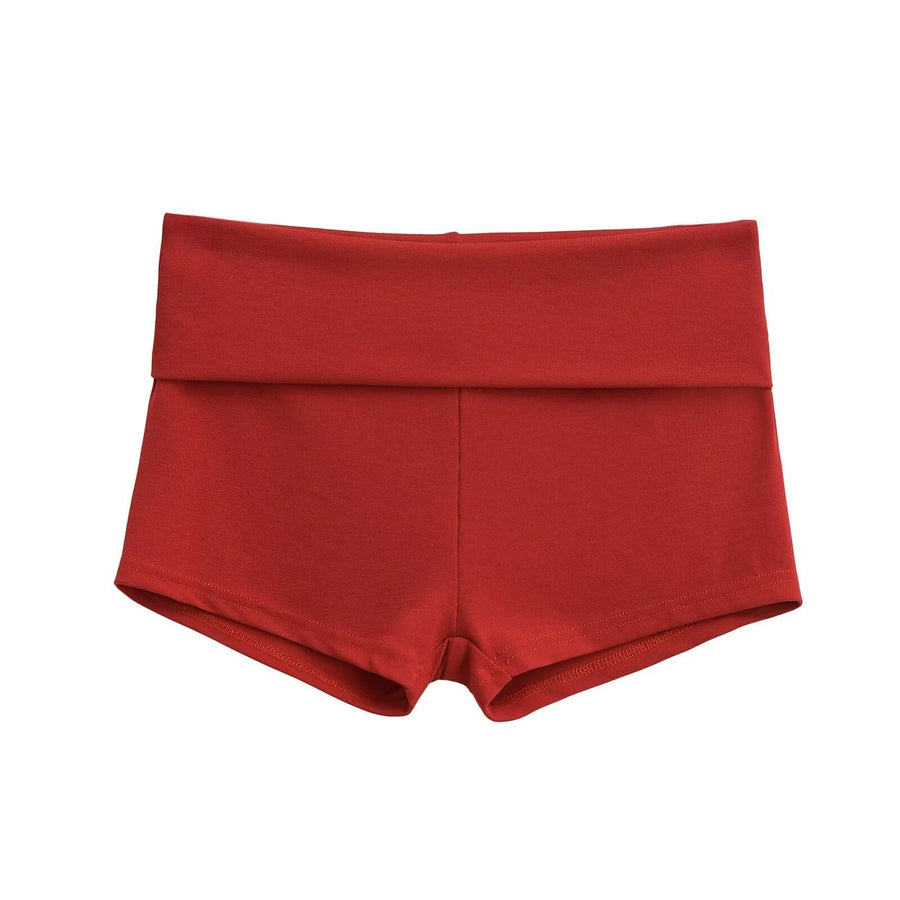 Joan Comfortable Shorts in Red