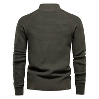 Jocelin | Men's Stand Collar Button Cardigan