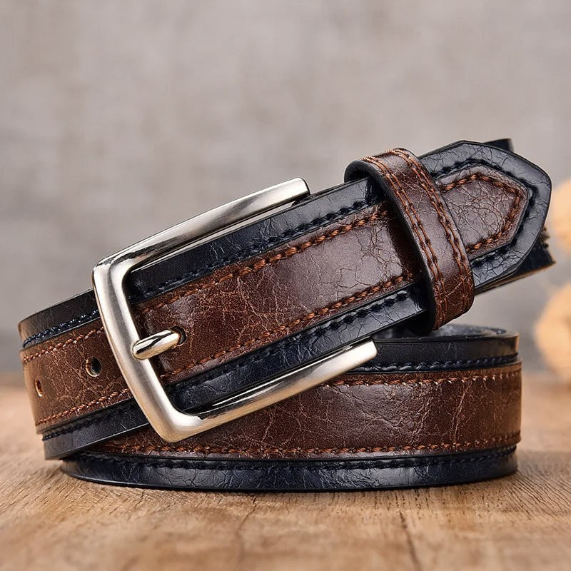 John Hardy Genuine Leather Belt in Espresso Brown