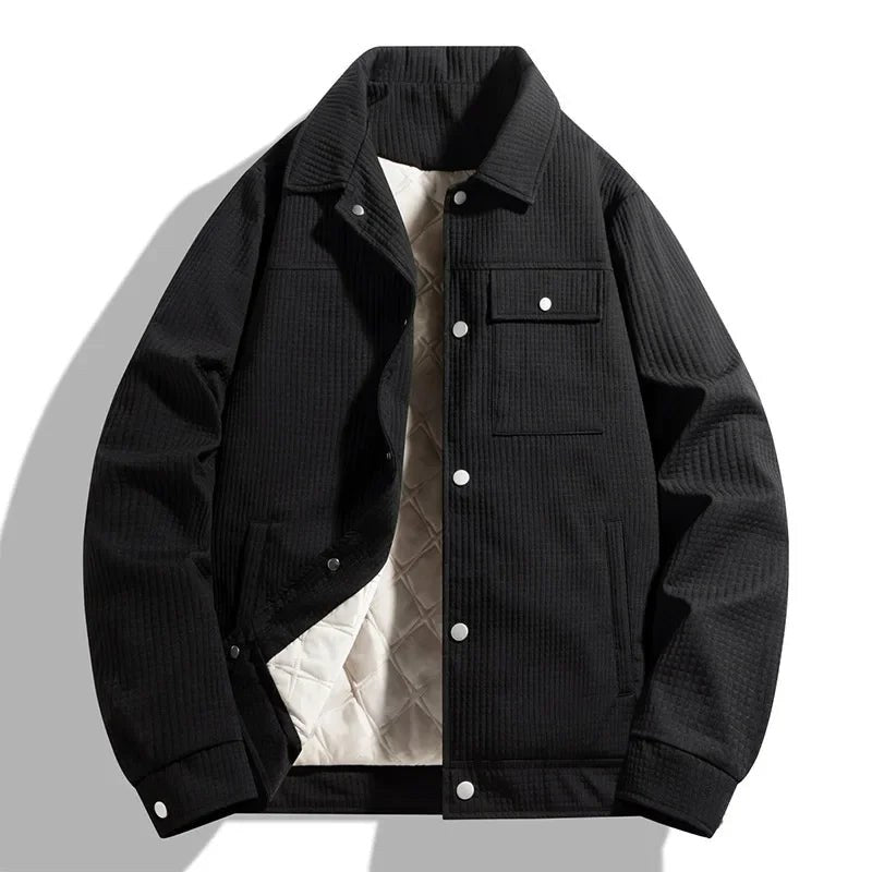 John Hardy Thermal Waffle Jacket in Charcoal