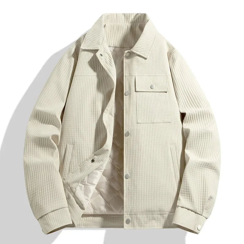 John Hardy Thermal Waffle Jacket in Pearl