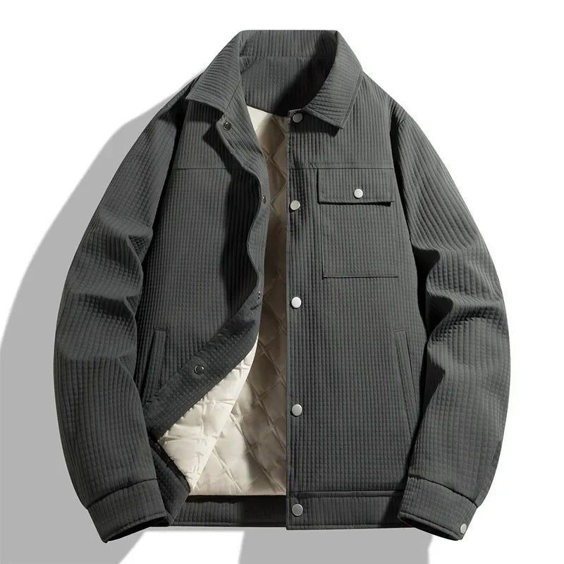 John Hardy Thermal Waffle Jacket in Slate Gray