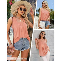 Nora | Sleeveless Top with Square Neckline