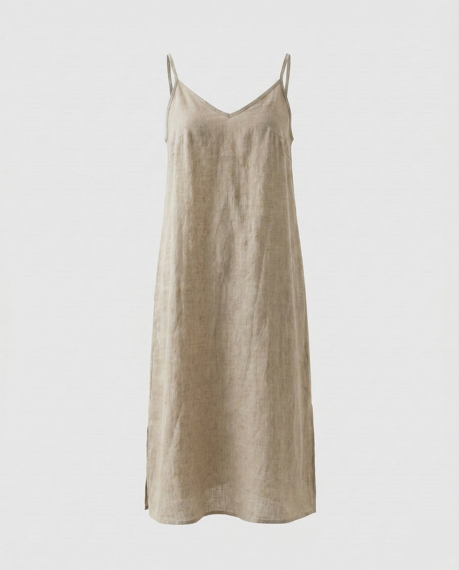 Jolie Airy Linen Dress in -