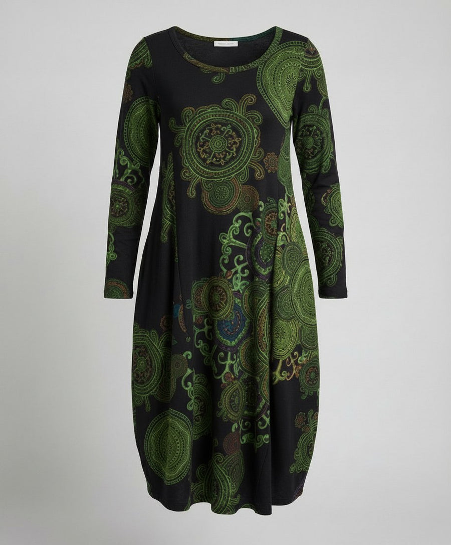Jolie Casual Dress in Green