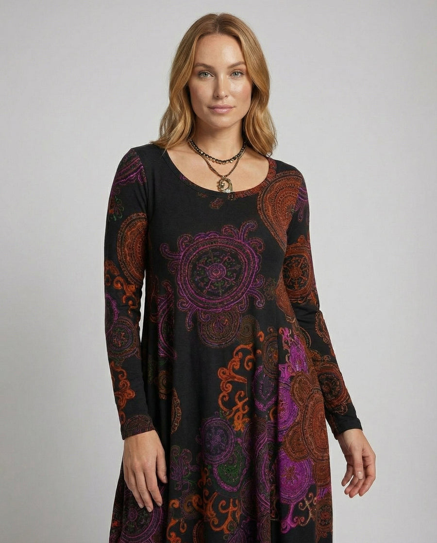Jolie Casual Dress in Red