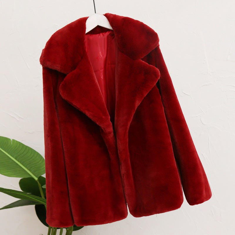 Jolie Coat in Wine Red