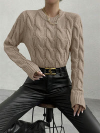 Jolie Knit Sweater in Khaki