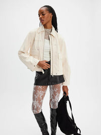 Jolie Lightweight Jacket in Apricot