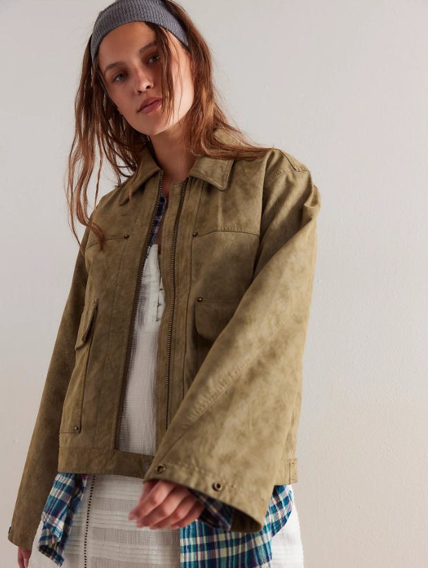 Jolie Lightweight Jacket in Khaki