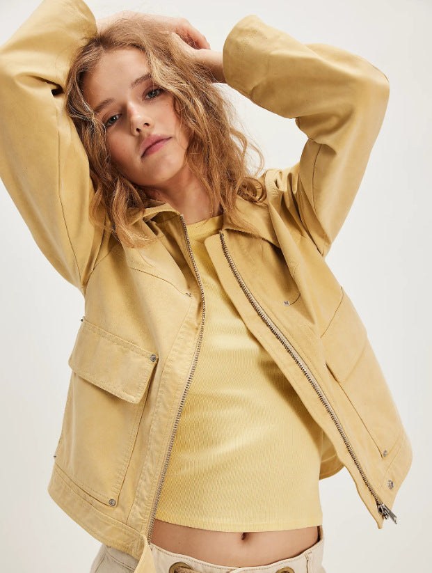 Jolie Lightweight Jacket in Yellow