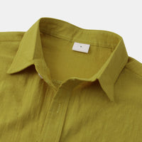 Jolie Lightweight Shirt with Short Sleeve and Chest Pocket in Green