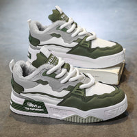 Jolie Non-Slip Sneakers in White Green