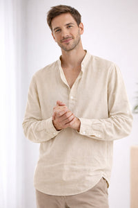 Joost Elegant Shirt in Beige