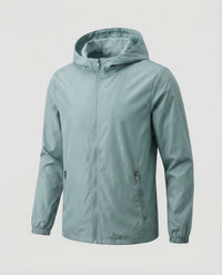 Joost Lightweight Jacket with Hood in Green